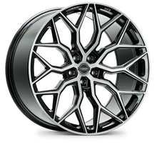 Load image into Gallery viewer, Vossen HF-2 19x9.5 / 5x112 / ET45 / Deep Face / 66.5 - Brushed Gloss Black Wheel