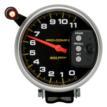 Autometer 5 inch 11000 RPM Single Range w/ Pro-Comp 2 & Memory Tachometer 6857