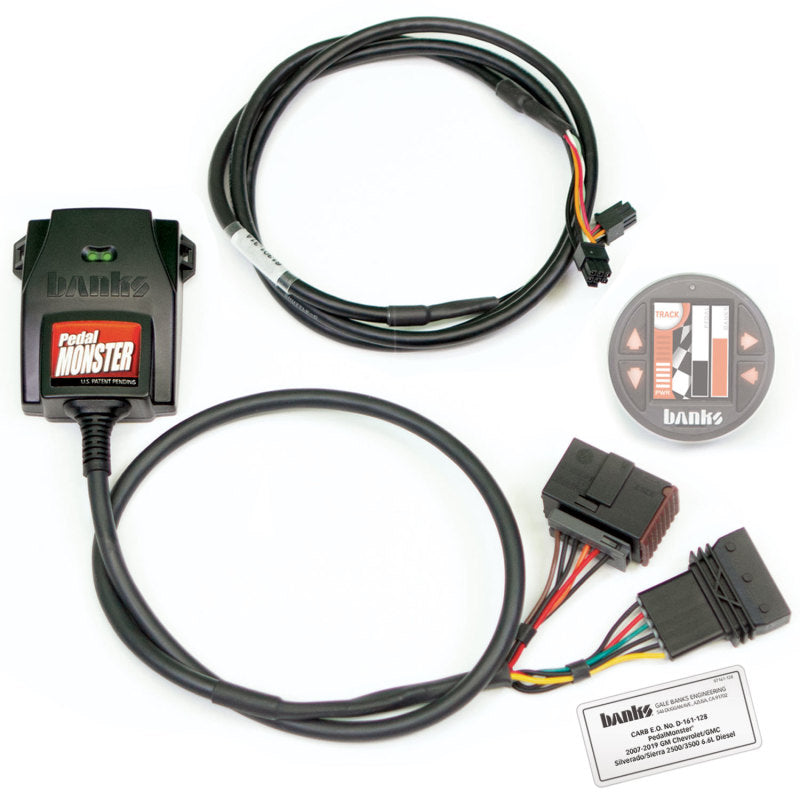 Banks Power Pedal Monster Throttle Sensitivity Booster for Use w/ Exst. iDash - 07.5-19 GM 2500/3500 - eliteracefab.com