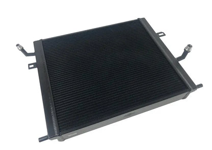 CSF Front Mount Heat Exchanger w/Rock Guard (Triple Pass) Black BMW B58/B48 - eliteracefab.com