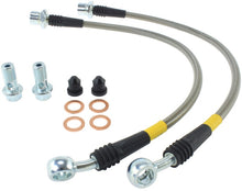 Load image into Gallery viewer, STOPTECH 00-05 LEXUS IS300 / 02-08 SC430 FRONT STAINLESS STEEL BRAKE LINES, 950.44000 - eliteracefab.com