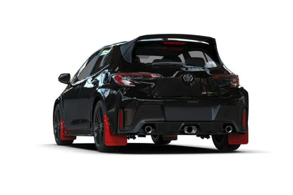 Rally Armor 2023 Toyota GR Corolla Red UR Mud Flap w/ Black Logo Rally Armor