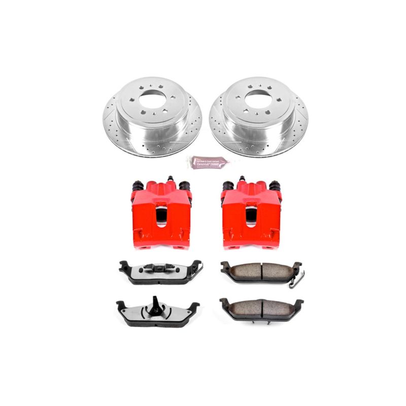 Power Stop 04-11 Ford F-150 Rear Z36 Truck & Tow Brake Kit w/Calipers - eliteracefab.com