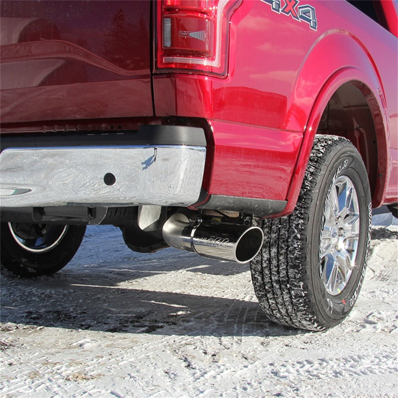 MBRP 2015 Ford F-150 2.7L / 3.5L EcoBoost 4in Cat Back Single Side T304 Exhaust System - eliteracefab.com