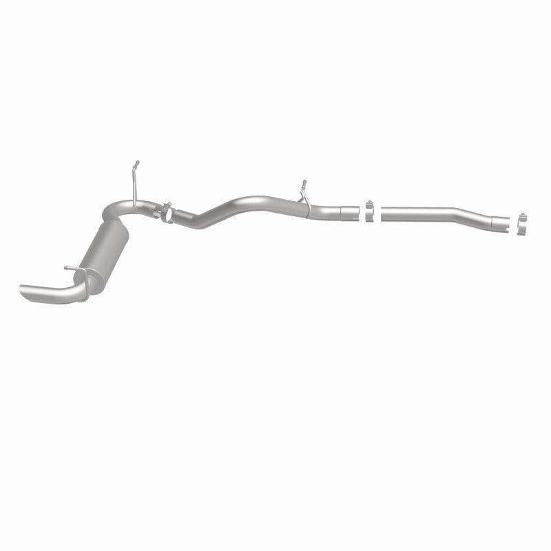 MagnaFlow 12-14 Jeep Wrangler 3.6L Single Straight Rear P/S Exit Stainless C/b Perf Exhaust-Comp Magnaflow