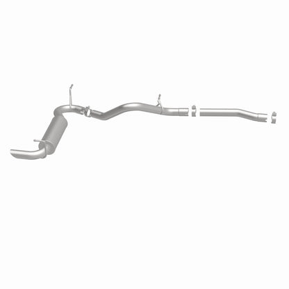 MagnaFlow 12-14 Jeep Wrangler 3.6L Single Straight Rear P/S Exit Stainless C/b Perf Exhaust-Comp Magnaflow