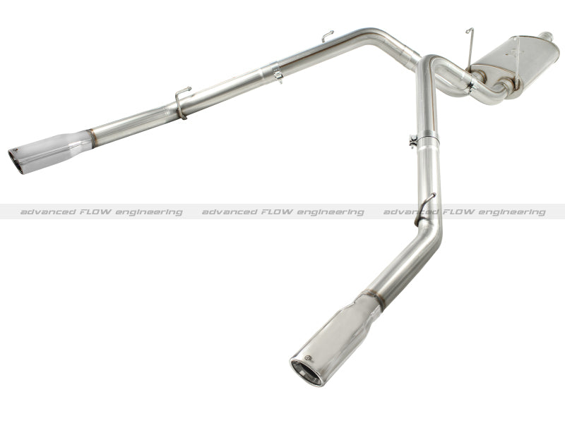 aFe MACHForce XP Exhausts Cat-Back SS-409 EXH CB Dodge Ram 1500 5.7L HEMI 09-13 Polished aFe