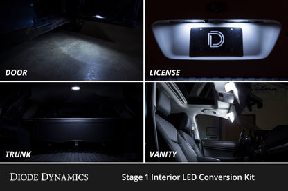 Diode Dynamics 03-09 Toyota 4Runner Interior LED Kit Cool White Stage 1