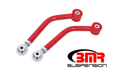 BMR 08-17 CHALLENGER UPPER CONTROL ARMS SINGLE ADJ. ROD ENDS (POLYURETHANE) - RED - eliteracefab.com