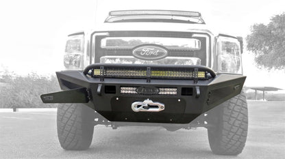 Addictive Desert Designs 11-16 Ford F-250 Super Duty HoneyBadger Front Bumper w/ Storage Box Addictive Desert Designs