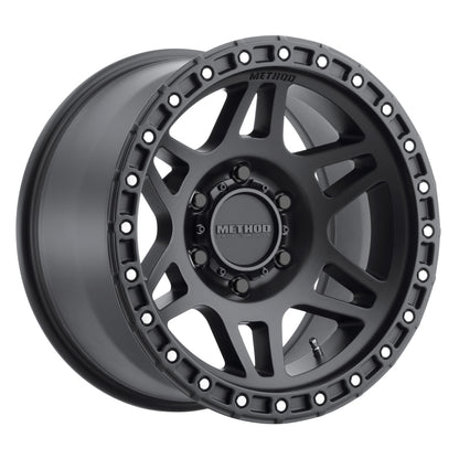 Method MR312 17x9 -12mm Offset 6x5.5 106.25mm CB Matte Black Wheel - eliteracefab.com