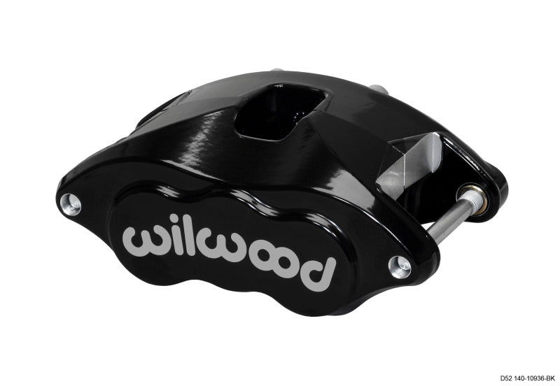 Wilwood Caliper-D52-Black Pwdr 2.00/2.00in Pistons 1.28in Disc - eliteracefab.com