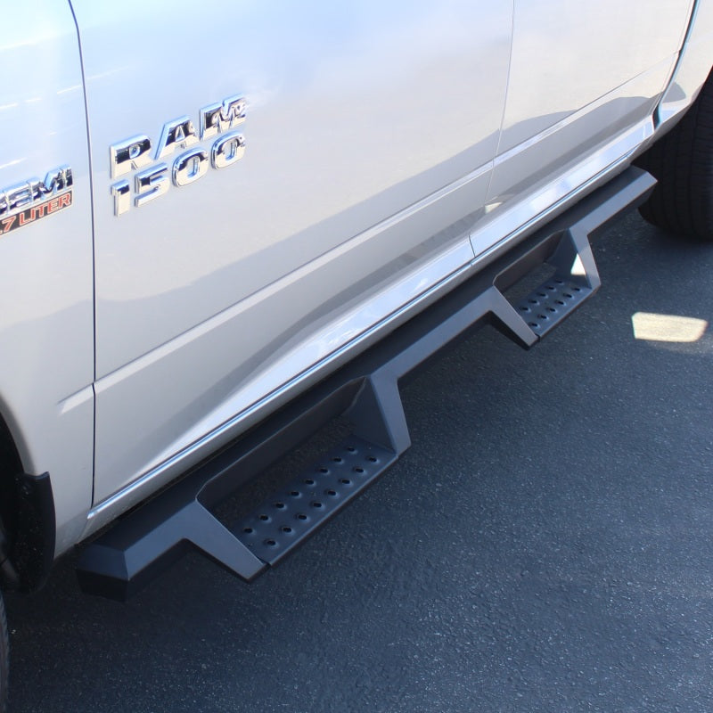 Westin/HDX 09-18 Dodge/Ram 1500 Crew Cab / 25/3500 Crew Drop Nerf Step Bars - Textured Black - eliteracefab.com