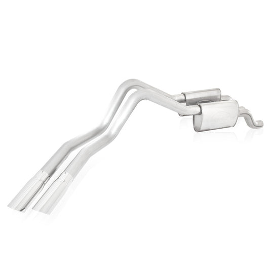 Stainless Works 2010-14 Raptor Exhaust 3in Chambered Mufflers Exits Behind Passenger Rear Tire Stainless Works