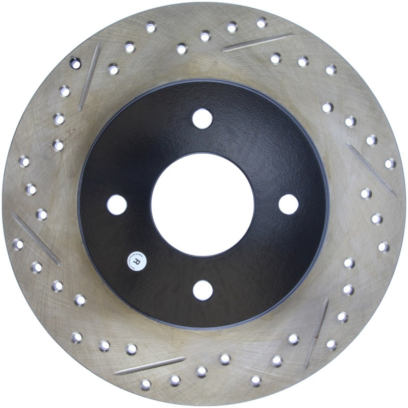 StopTech Slotted & Drilled Sport Brake Rotor - eliteracefab.com