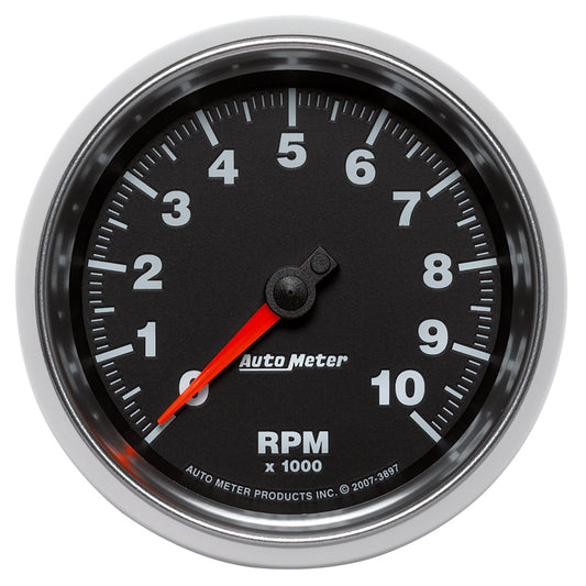 Autometer GS 3-3/8in 10000 RPM In-Dash Tachometer Gauge 3897