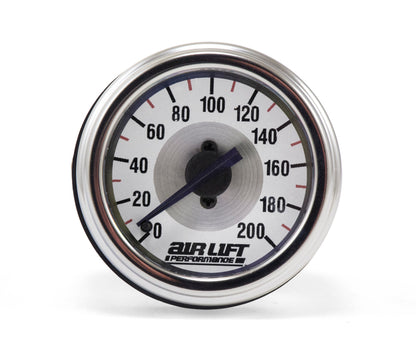 Air Lift 26227 Single Needle Gauge- 200 PSI