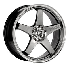 Enkei EV5 18x7.5 5x100/114.3 45mm Offset Hyper Black Wheel - eliteracefab.com