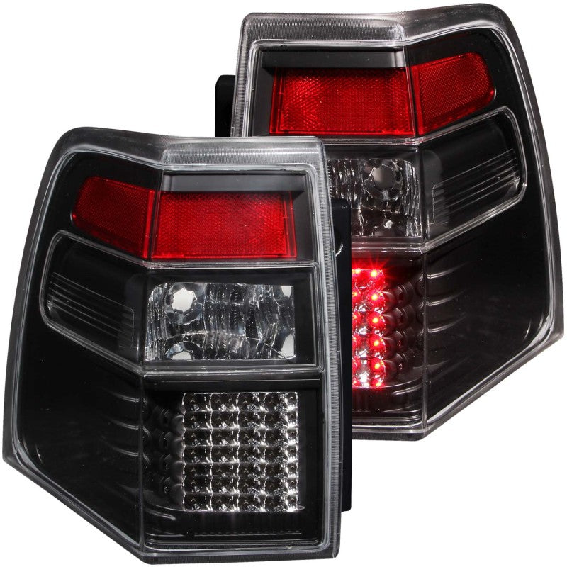 ANZO USA Ford Expedition Led Taillights Black; 2007-2014 - eliteracefab.com