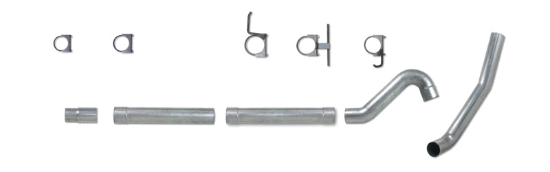 Diamond Eye KIT 4in CB MFLR RPLCMENT PIPE SGL AL: 03-06 FORD 6.0L EXCURSION Diamond Eye Performance