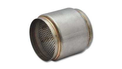 Vibrant SS Race Muffler 4.5in inlet/outlet x 5in long Vibrant