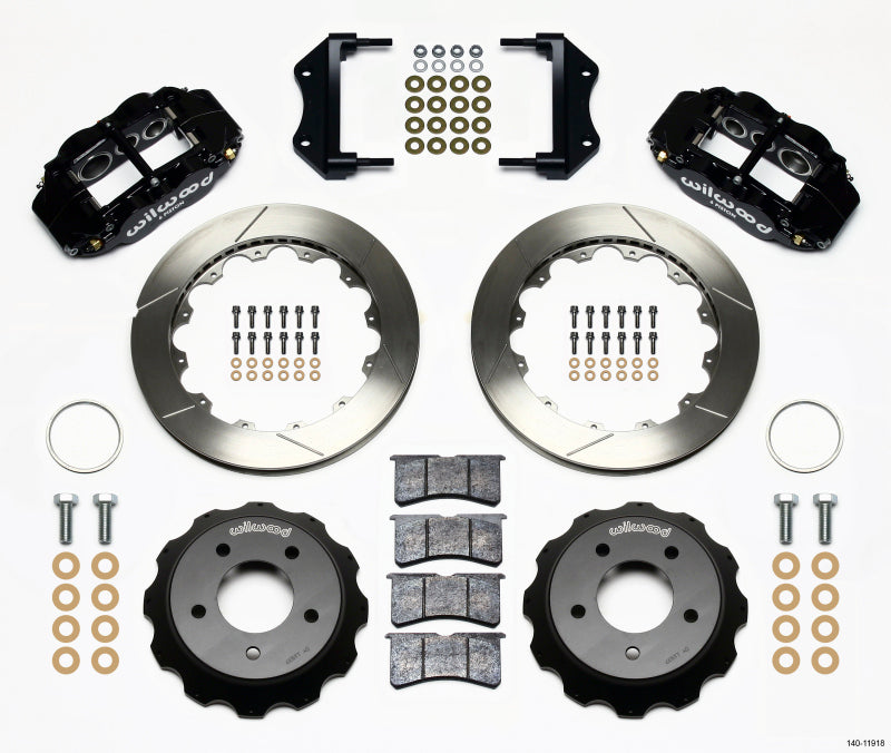 Wilwood Narrow Superlite 6R Front Hat Kit 12.88in 84-87 Corvette C4 Wilwood