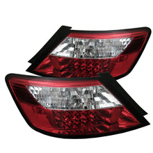 Load image into Gallery viewer, Spyder Honda Civic 06-08 2Dr LED Tail Lights Red Clear ALT-YD-HC06-2D-LED-RC - eliteracefab.com