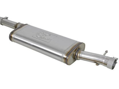 aFe Rebel Series Cat-Back 2.5in Dual Center Exit SS Exhaust w/ Black Tips 07-14 Jeep Wrangler V6 aFe