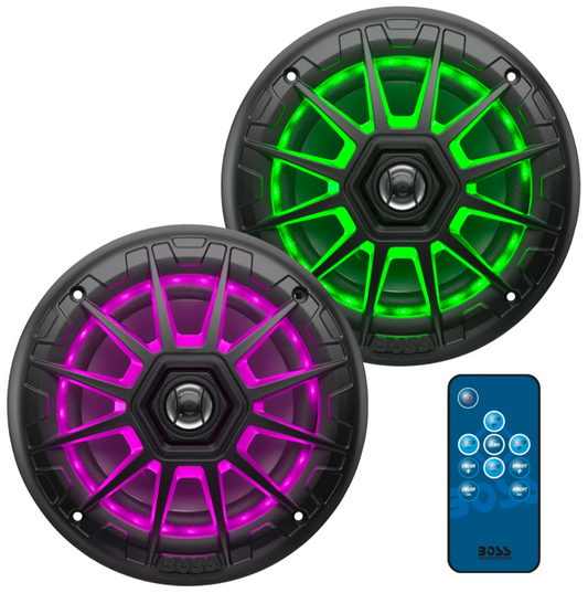BOSS Audio Systems 6.5in Marine Speakers 200W Pair 2-Way - MRGB65B