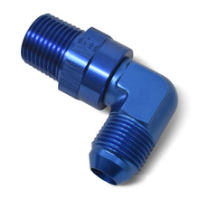 Load image into Gallery viewer, Russell Performance -8 AN 90 Degree Male to Male 1/2in Swivel NPT Fitting