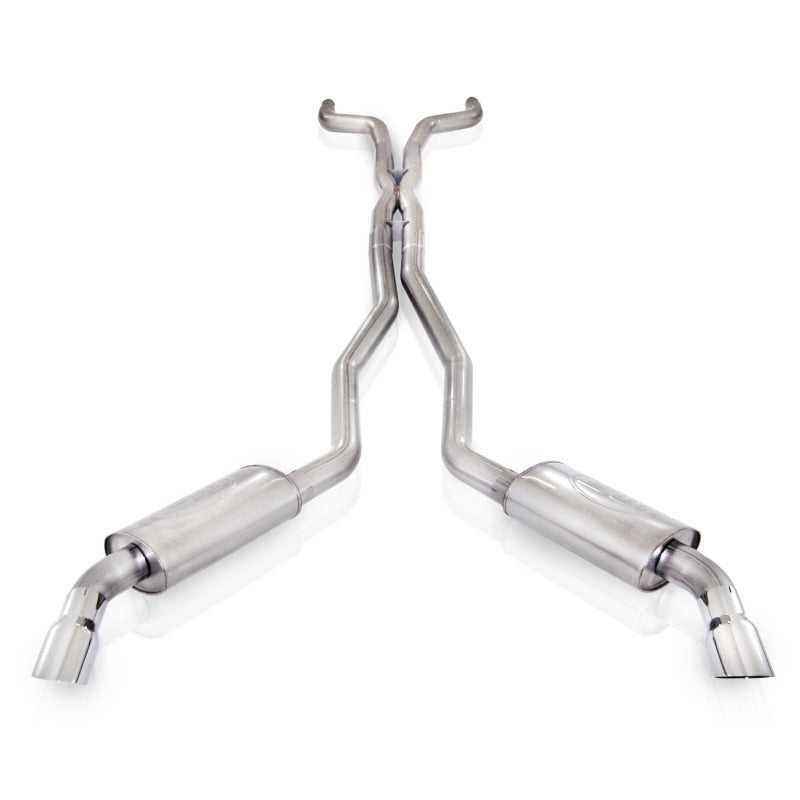 Stainless Works 2010-15 Camaro 6.2L 3in Exhaust X-Pipe S-Tube Turbo Mufflers Polished Tips Stainless Works