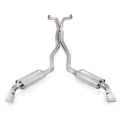 Stainless Works 2010-15 Camaro 6.2L 3in Exhaust X-Pipe S-Tube Turbo Mufflers Polished Tips Stainless Works