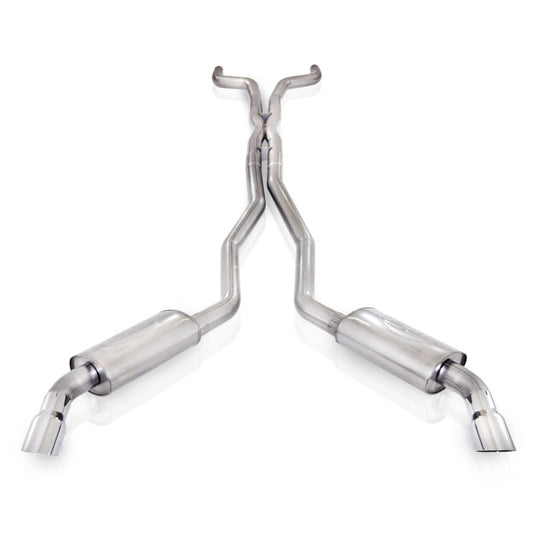 Stainless Works 2010-15 Camaro 6.2L 3in Exhaust X-Pipe S-Tube Turbo Mufflers Polished Tips Stainless Works