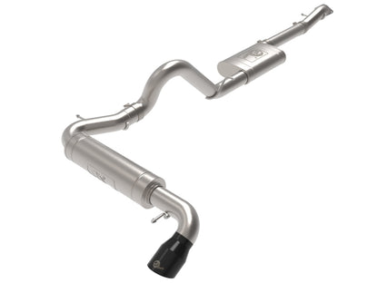 aFe Apollo GT 3in 409 SS Cat-Back Exhaust 2021 Ford Bronco L4-2.3L (t)/V6-2.7L (tt) w/ Black Tip - eliteracefab.com