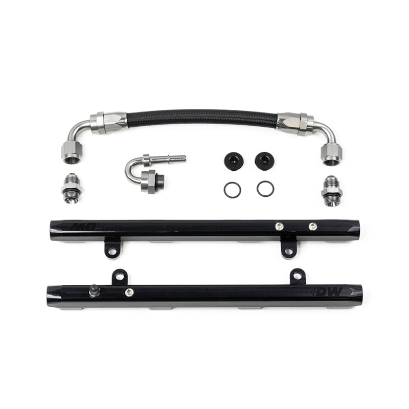 DeatschWerks 11-17 Ford Mustang / F-150 Coyote 5.0 V8 Fuel Rails w/ Crossover - eliteracefab.com