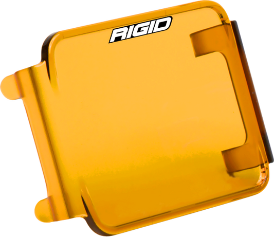 Rigid Industries Protective Polycarbonate Cover - Dually/D2 - Amber - eliteracefab.com