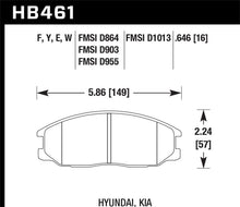 Load image into Gallery viewer, Hawk Performance LTS Brake Pads - HB461Y.646