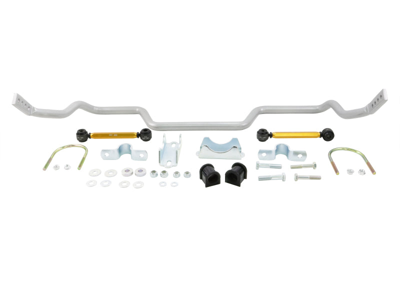 Whiteline 05+ Ford Mustang Coupe 8 cyl (Inc Shelby GT / GT500) Rear 27mm Heavy Duty Adj Swaybar - eliteracefab.com