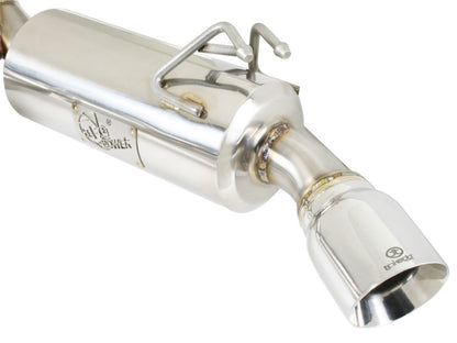 aFe Takeda Exhaust 304SS Dual Cat-Back w/ Polished Tips 08-13 Mitsubishi Lancer Evo X L4 2.0L Turbo aFe