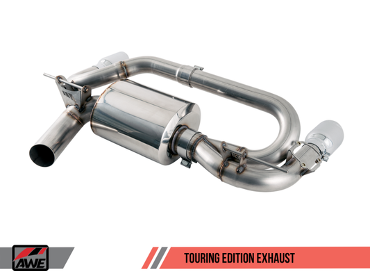 AWE Tuning BMW F22 M235i / M240i Touring Edition Axle-Back Exhaust - Chrome Silver Tips (102mm) - eliteracefab.com