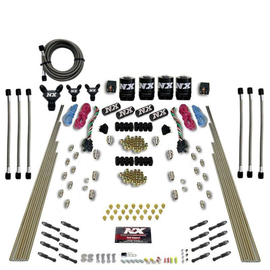 Nitrous Express 8 Cyl Dry Direct Port, Dual Stage, 4 Solenoids, No Bottle (200-600 HP) - 93106-00