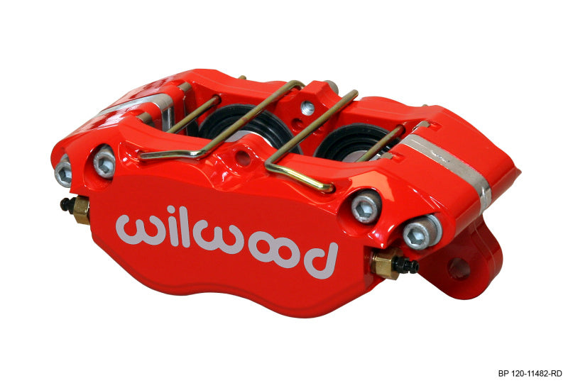 Wilwood Caliper-Dynapro Dust-Boot 5.25in Mount - Red 1.75in Pistons .81in Disc Wilwood