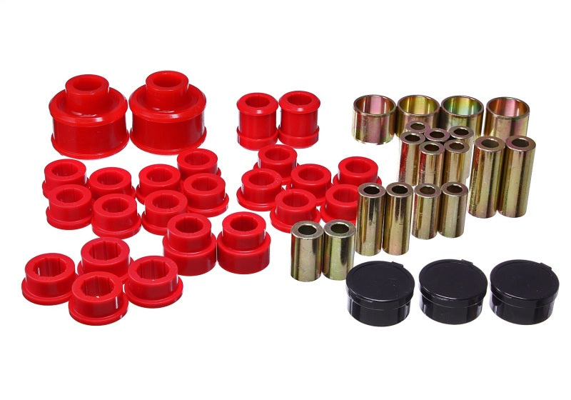 Energy Suspension 05-09 Subaru Legacy Rear Control Arm Bushing Set - Red - eliteracefab.com