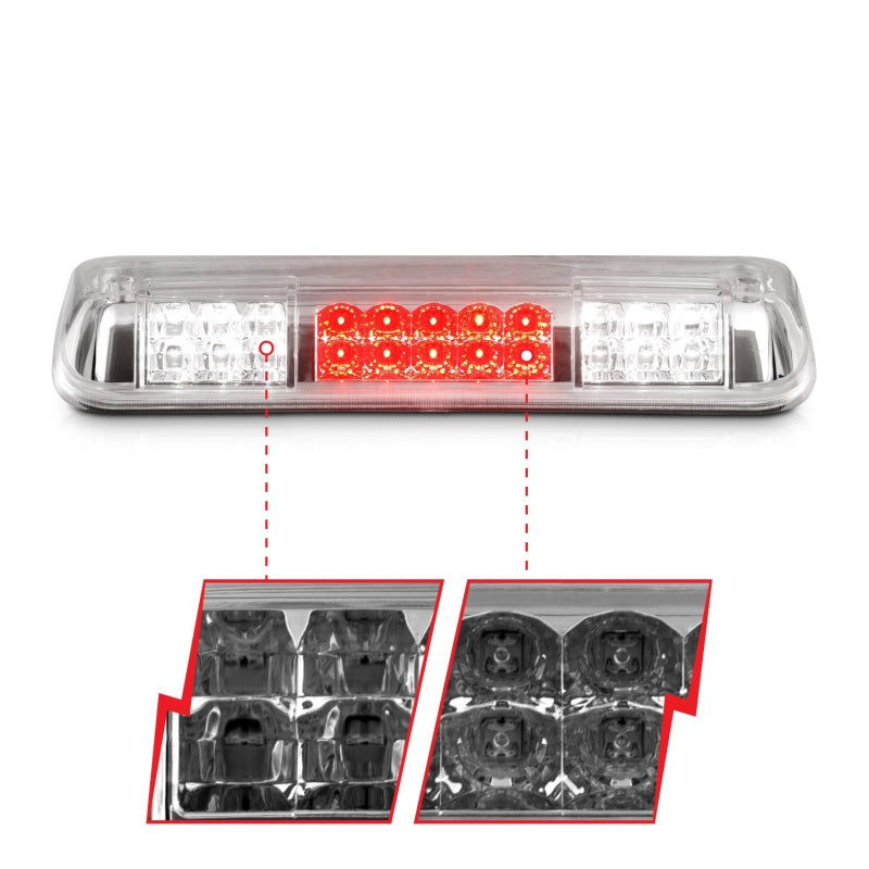 ANZO 2004-2008 Ford F-150 LED 3rd Brake Light Chrome B - Series