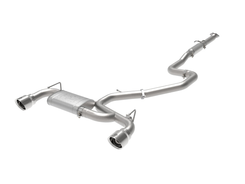 aFe Power Cat Back Exhaust - 19-20 Hyundai Veloster N L4-2.0L (t) w/ Polished Tips aFe