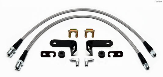 Wilwood Flexline Kit Honda CRZ 2011-up Front - eliteracefab.com