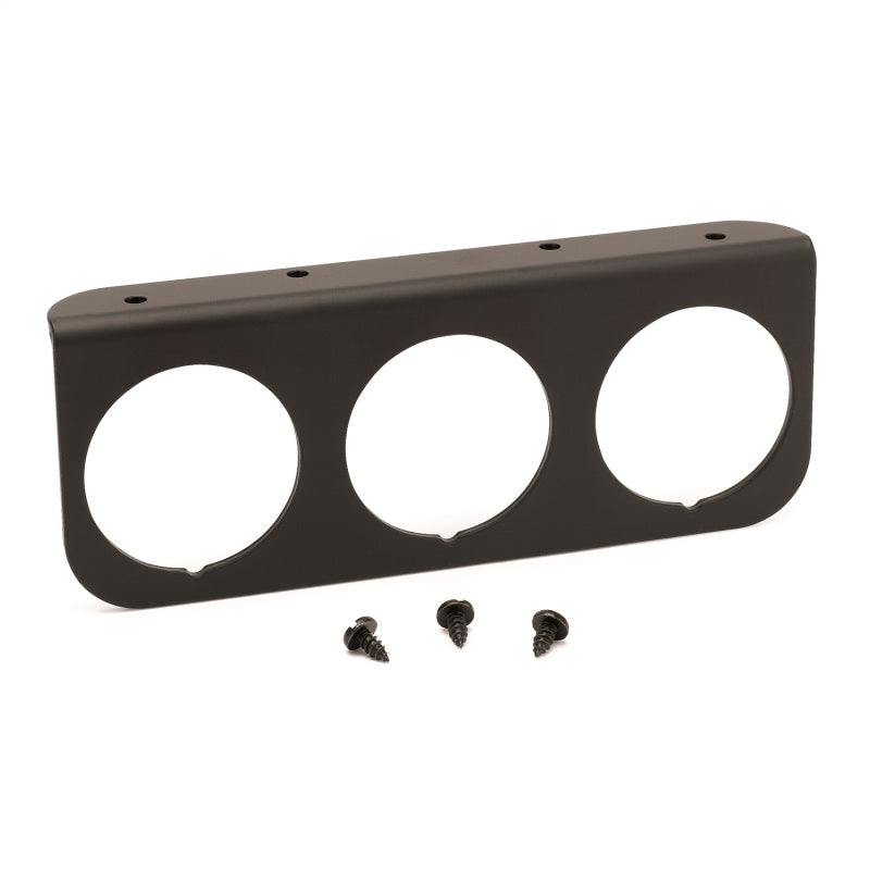 Autometer 2-1/16in Black 3-Hole Gauge Panel.