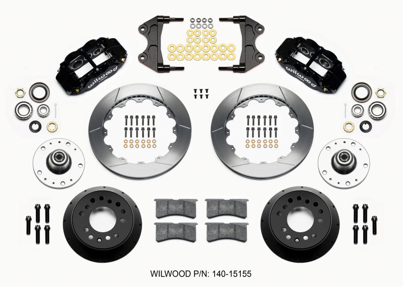Wilwood Narrow Superlite 6R Front Hub Kit 12.88in WWE ProSpindle (5x4.75in 5x5.00in Hub) Wilwood