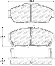 Load image into Gallery viewer, STOPTECH PERFORMANCE 93-95 HONDA CIVIC COUPE / 94-95 CIVIC HATCHBACK/SEDAN FRONT BRAKE PADS, 309.06170 - eliteracefab.com