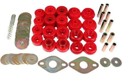 Energy Suspension 96-99 Toyota 4Runner 2WD/4WD Red Body Mount Bushing Set Energy Suspension